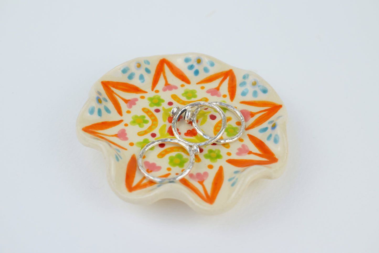 Floral Harmony Trinket Dish