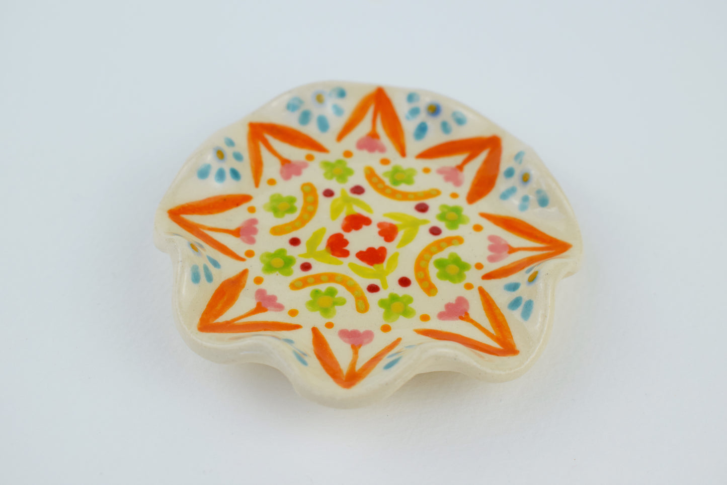 Floral Harmony Trinket Dish