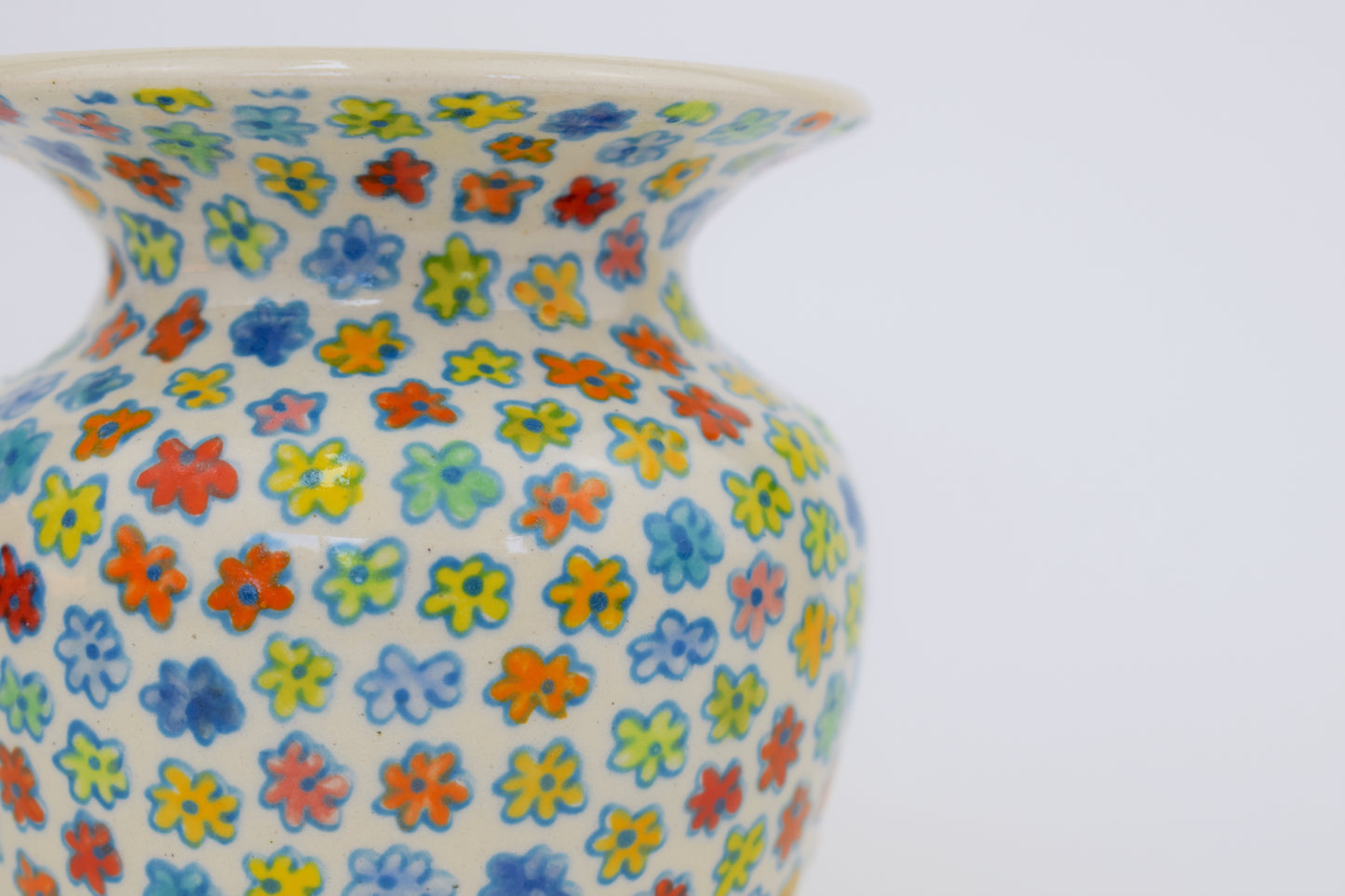 Blue Floral Mini Vase