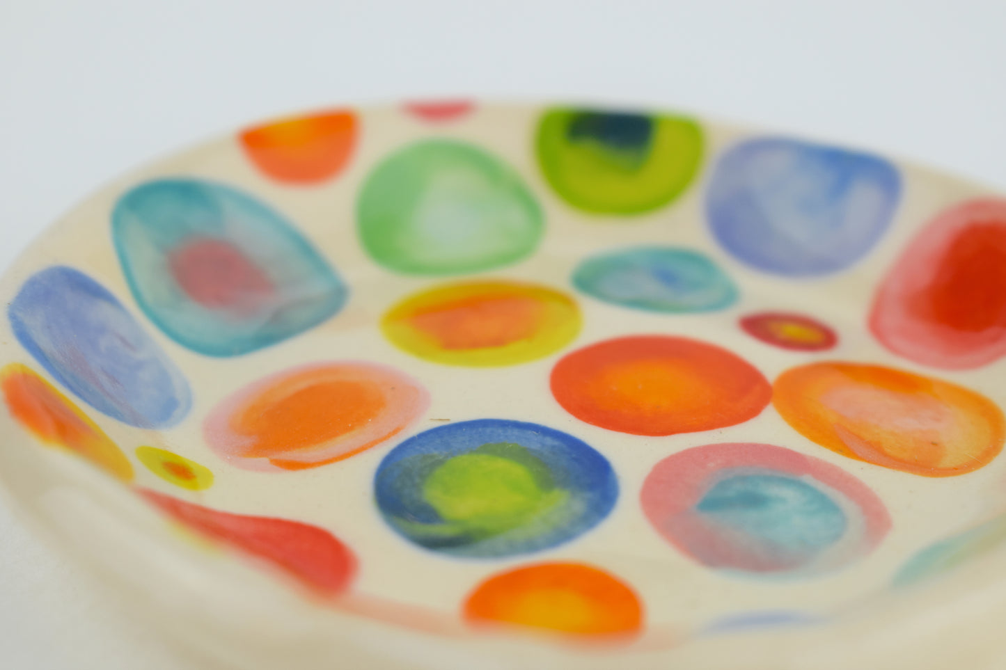 Multicoloured Spot Trinket Dish