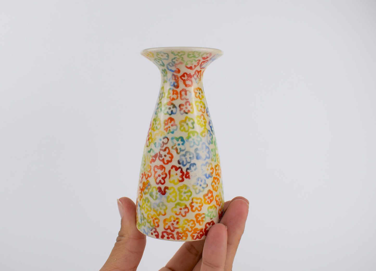 Rainbow Flower Vase