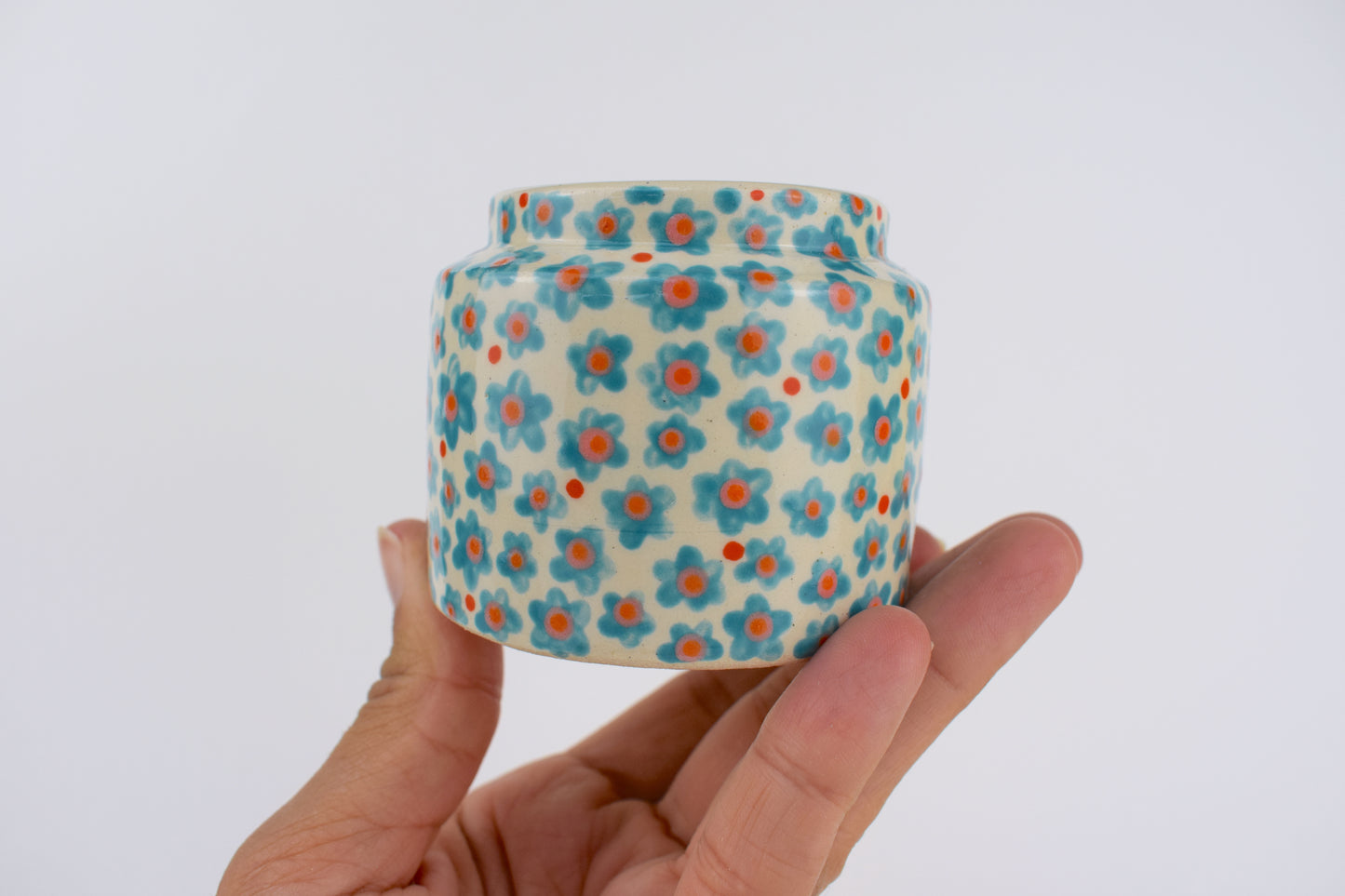 Turquoise Meadow Mini Vase
