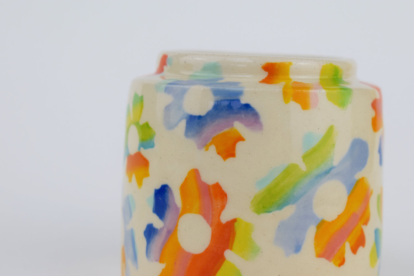 Rainbow Bloom Mini Vase