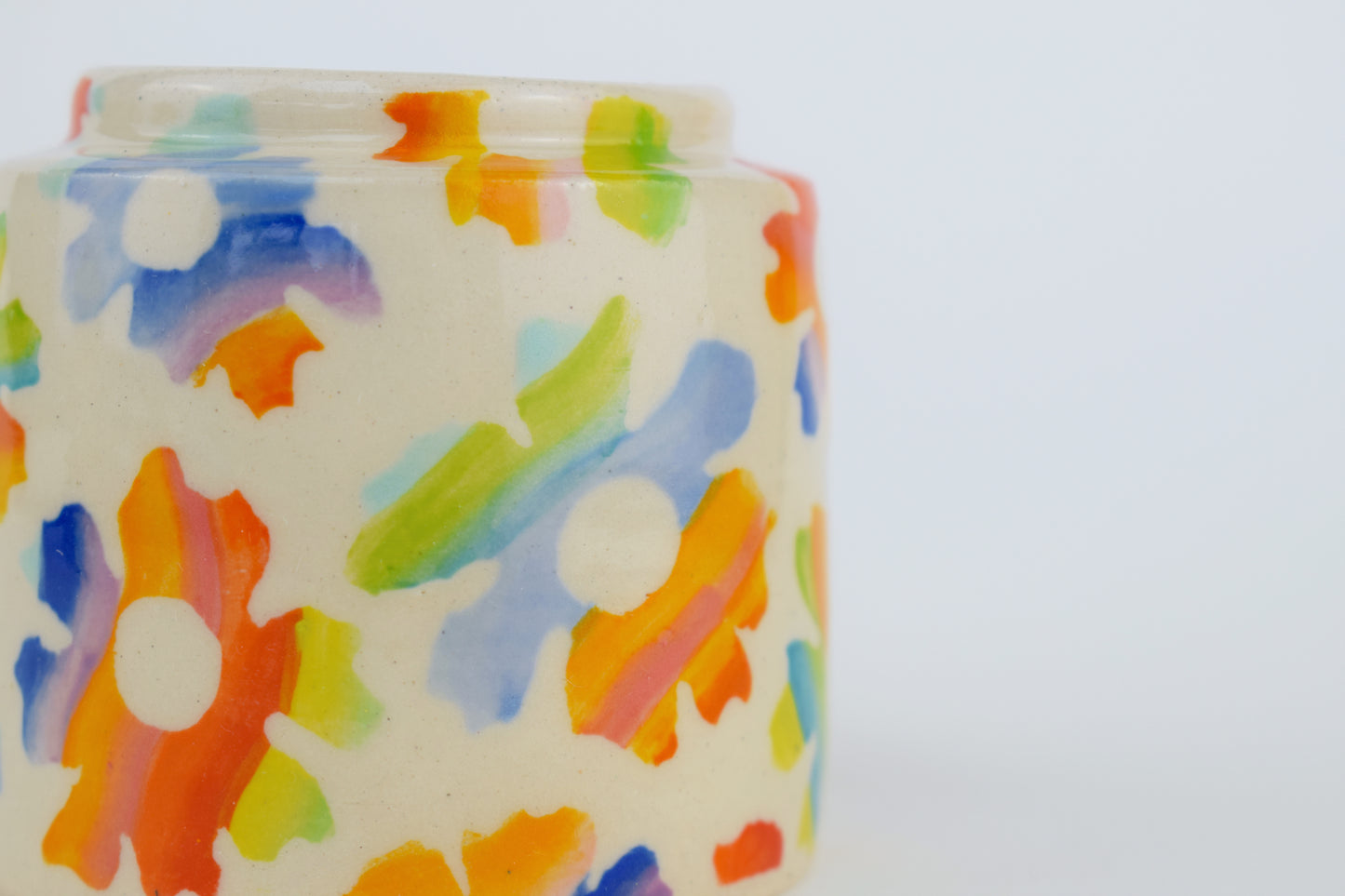 Rainbow Bloom Mini Vase