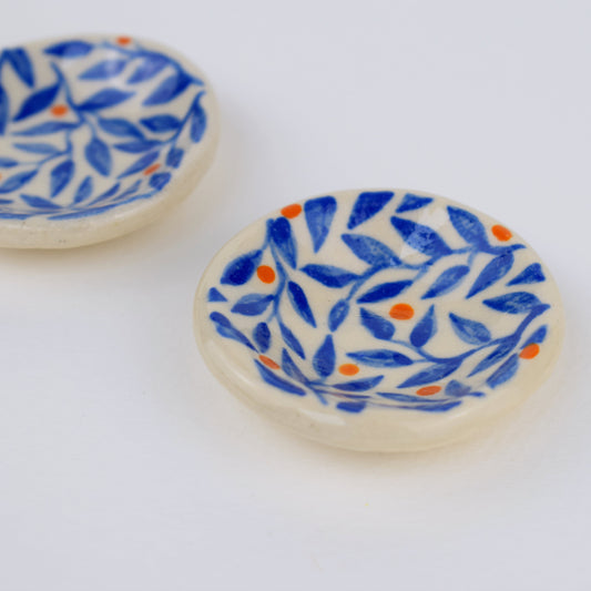 Blue Leaf Dish (mini)