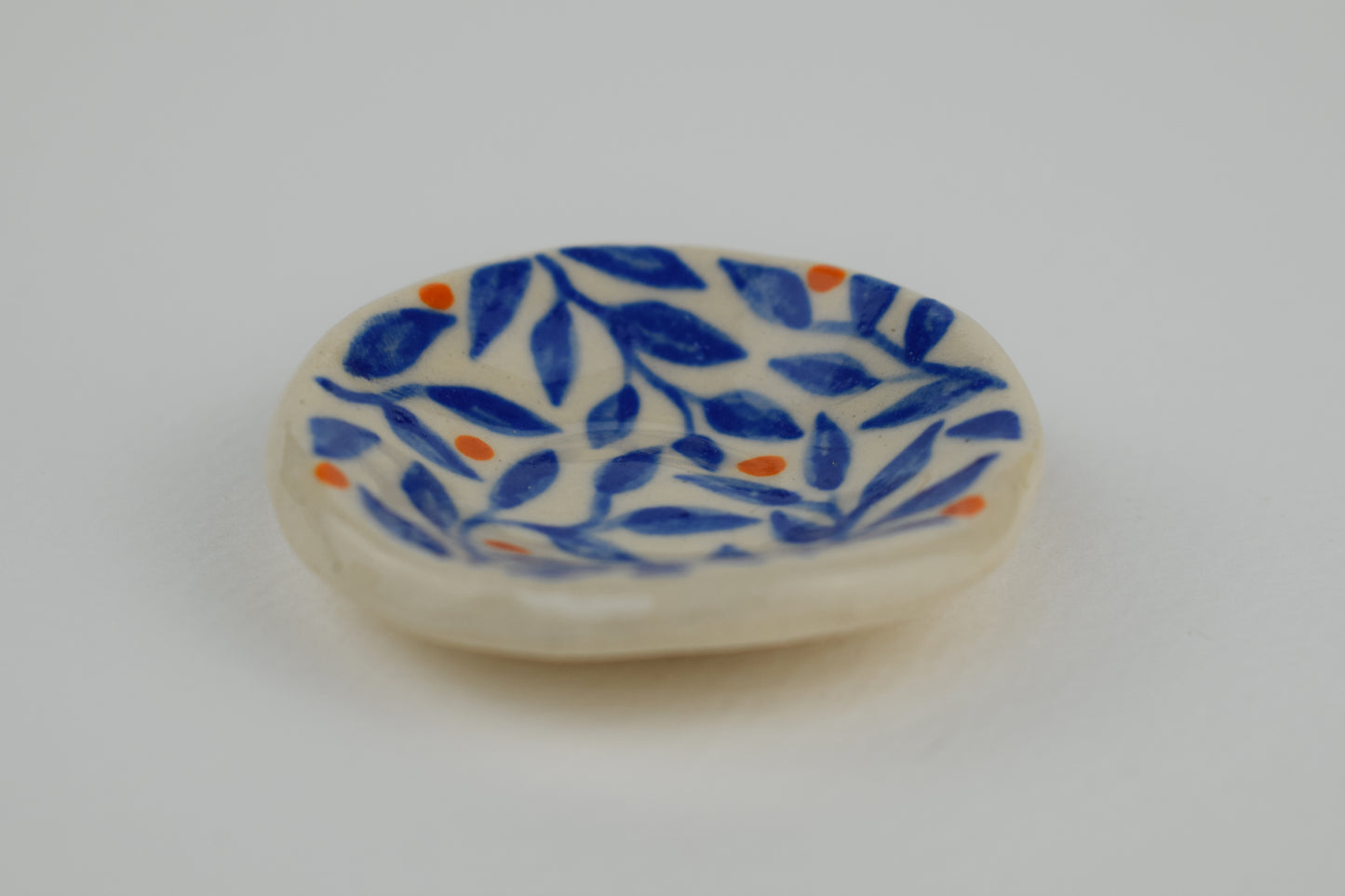 Blue Leaf Dish (mini)