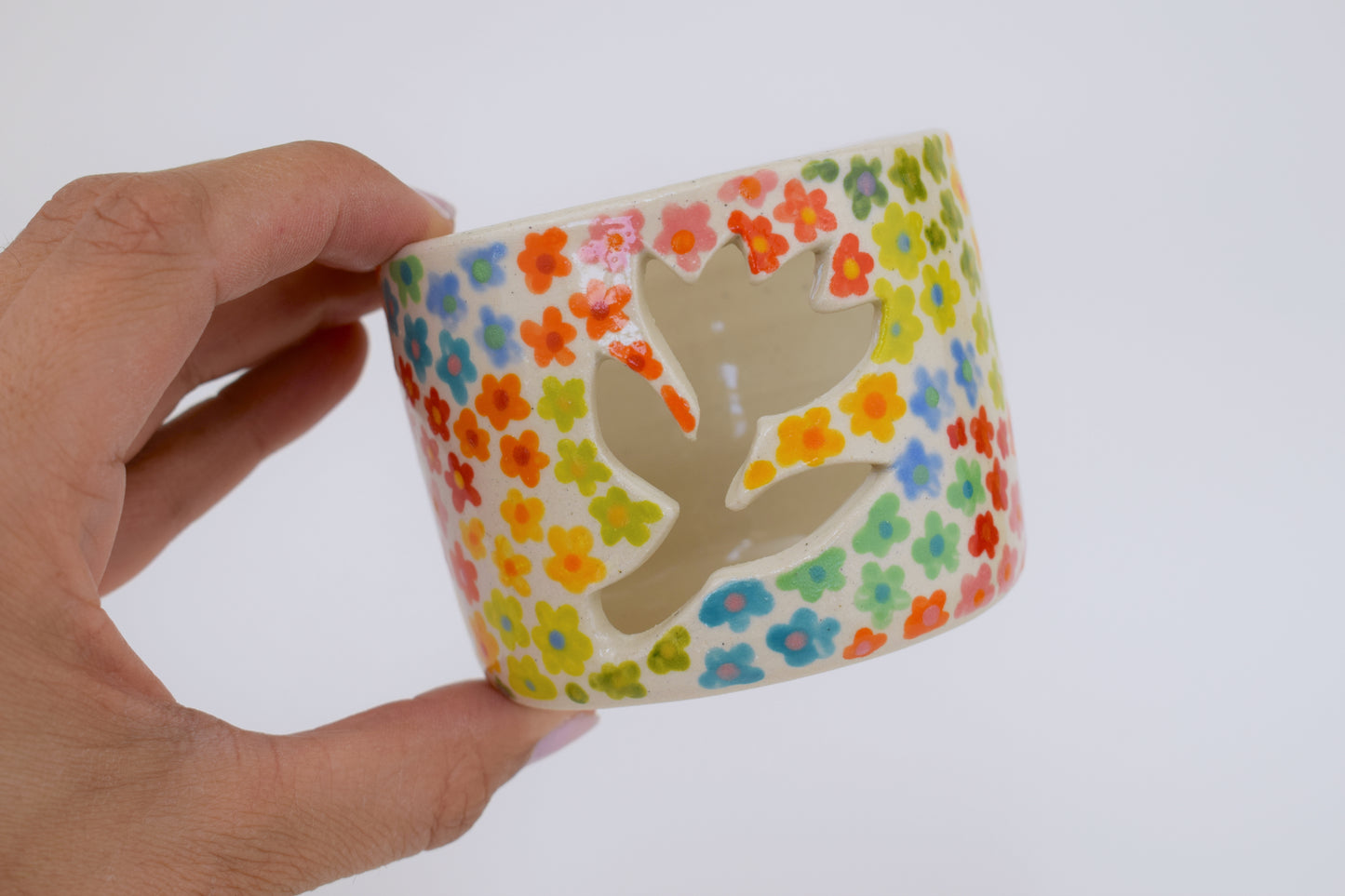 Flower Patch Tea Light Holder