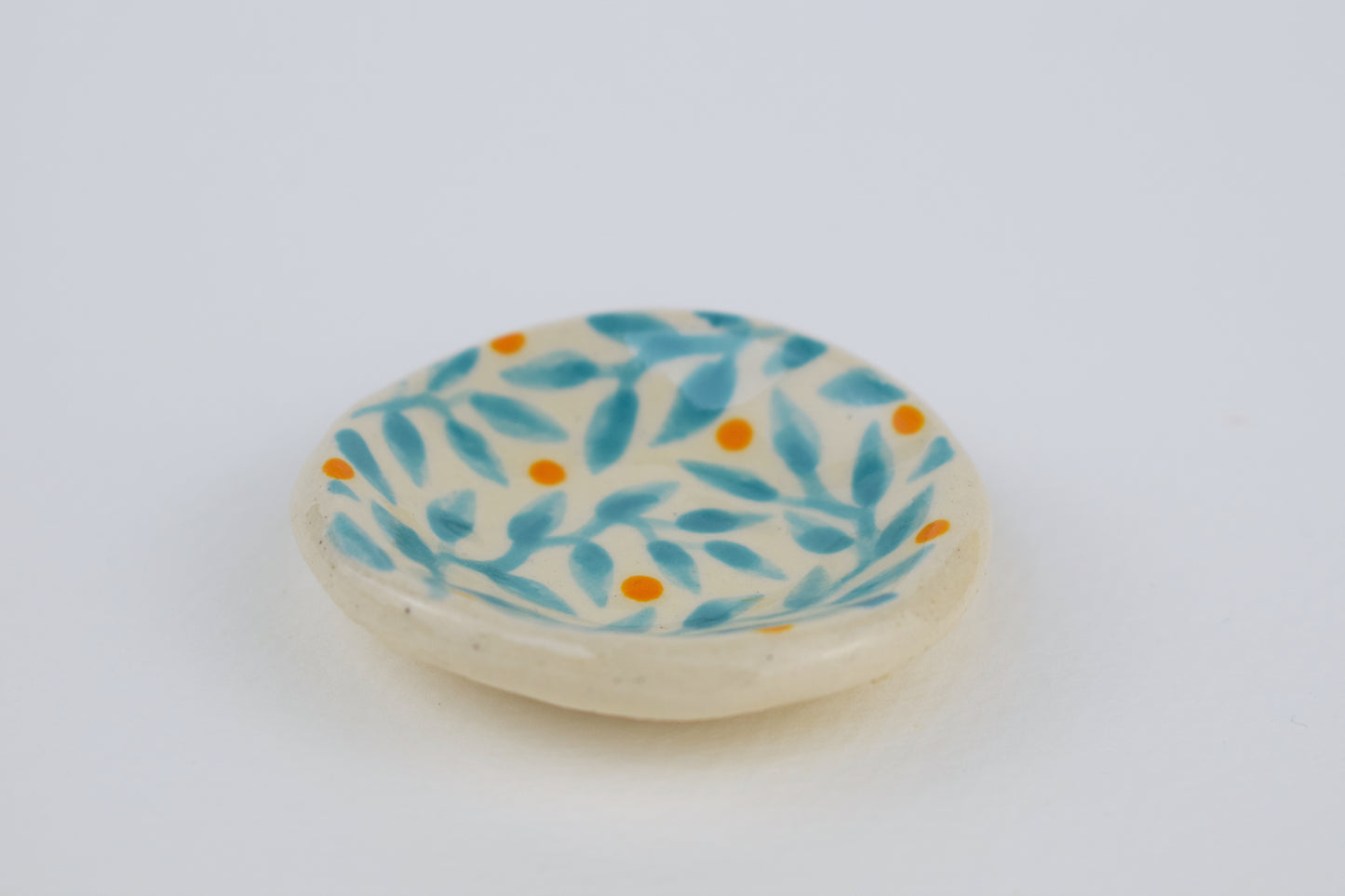 Turquoise Meadow Trinket Dish