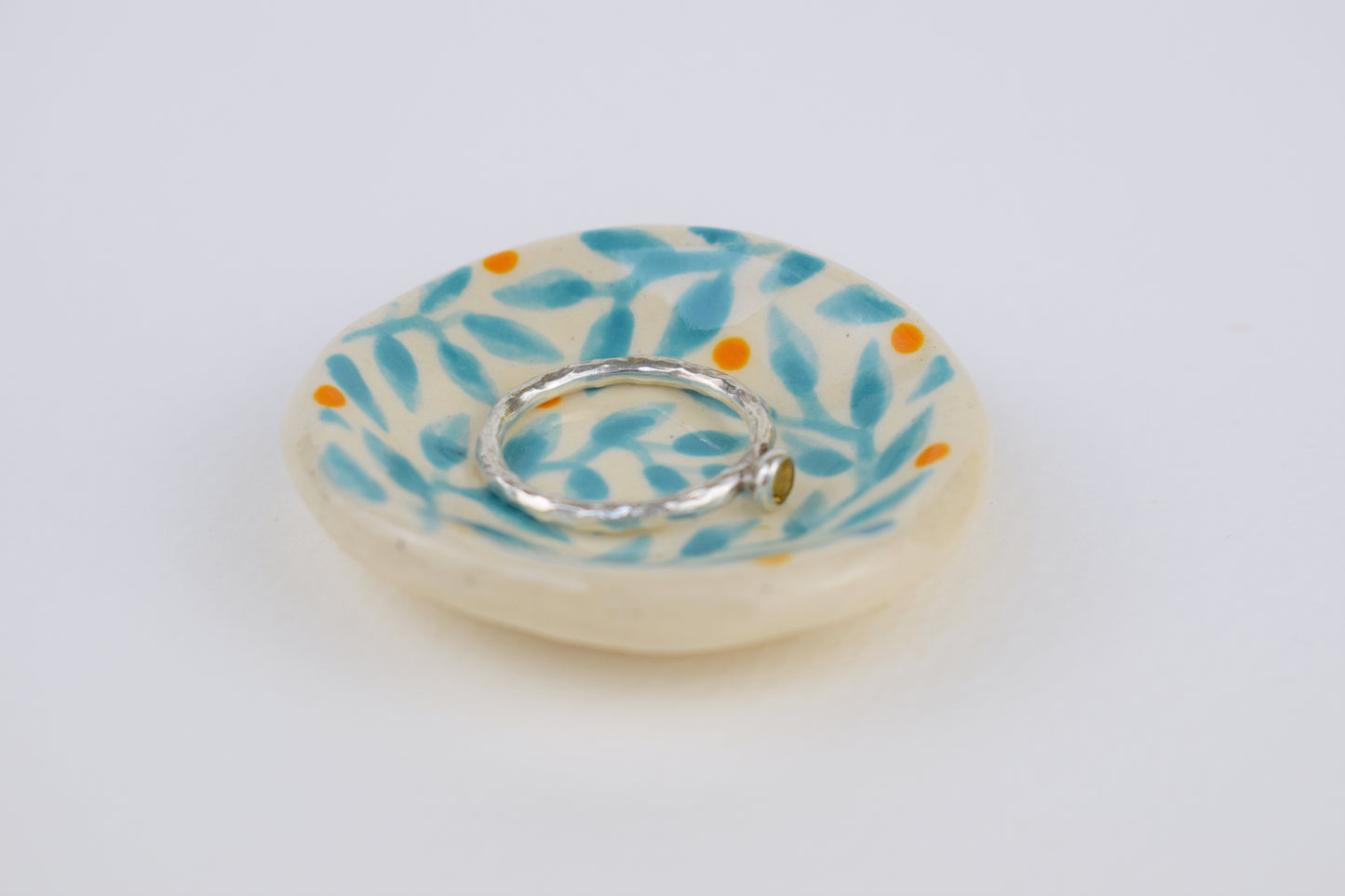Turquoise Meadow Trinket Dish