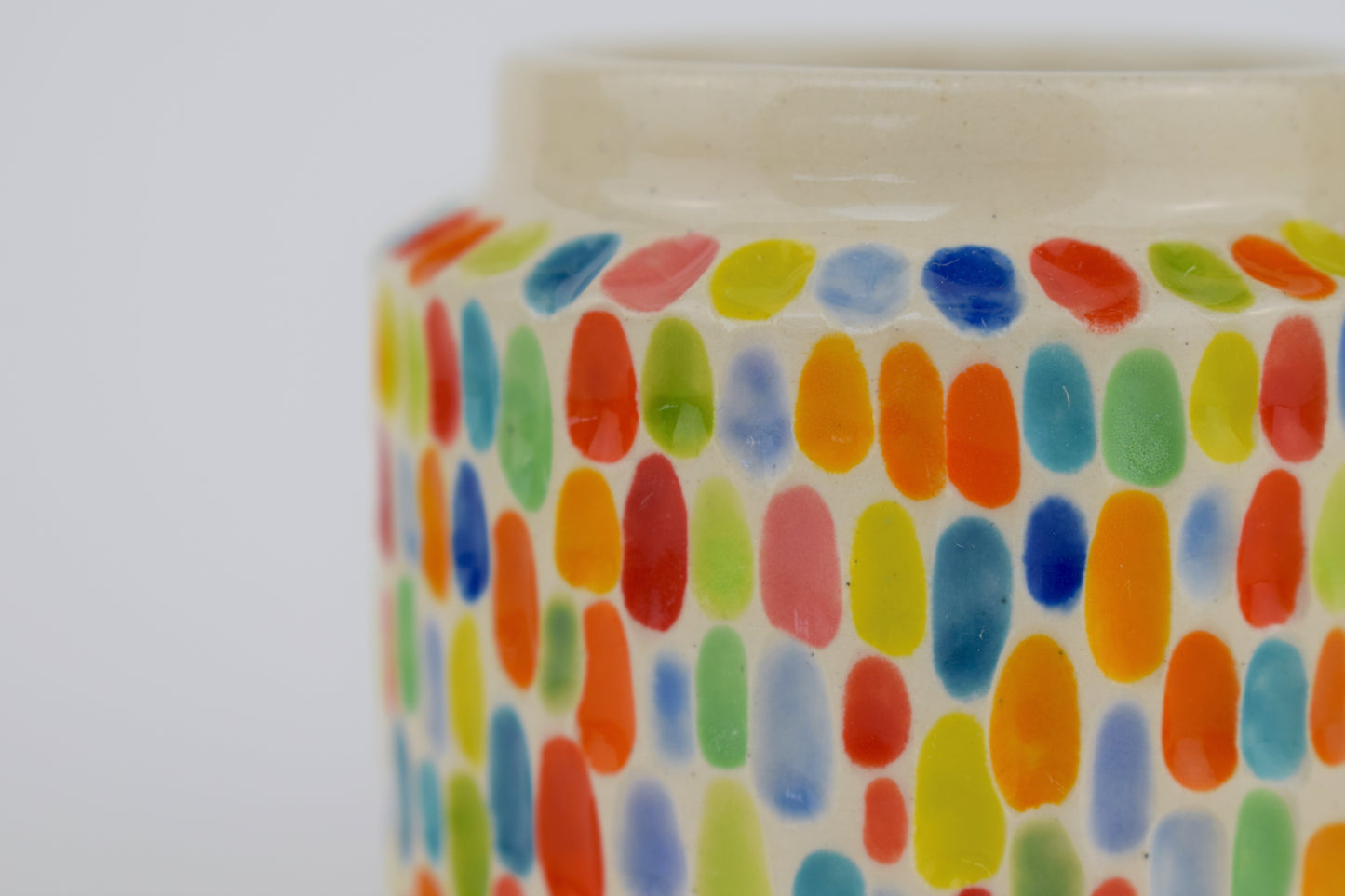 Carved Colour Mini Vase