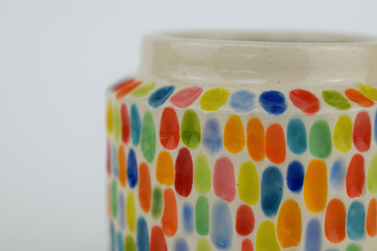 Carved Colour Mini Vase