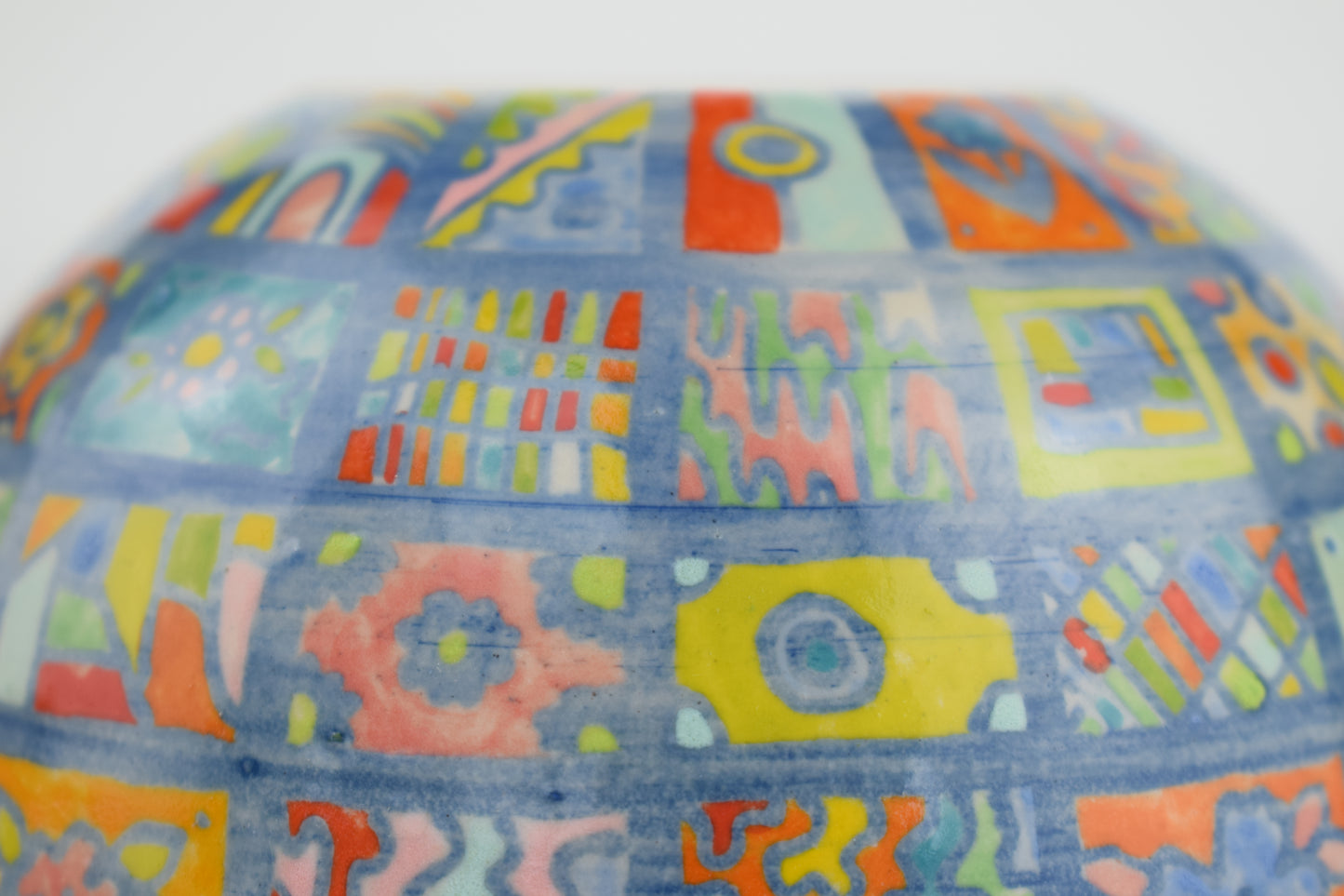Blue Patchwork Dreams Bowl