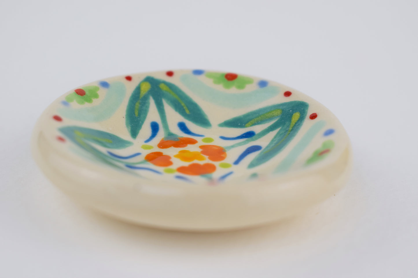 Floral Harmony Trinket Dish