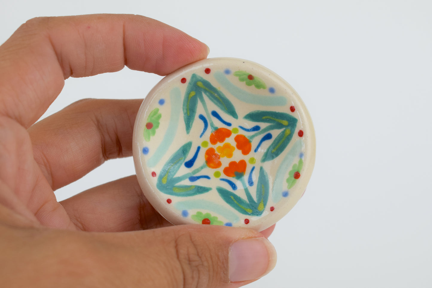 Floral Harmony Trinket Dish