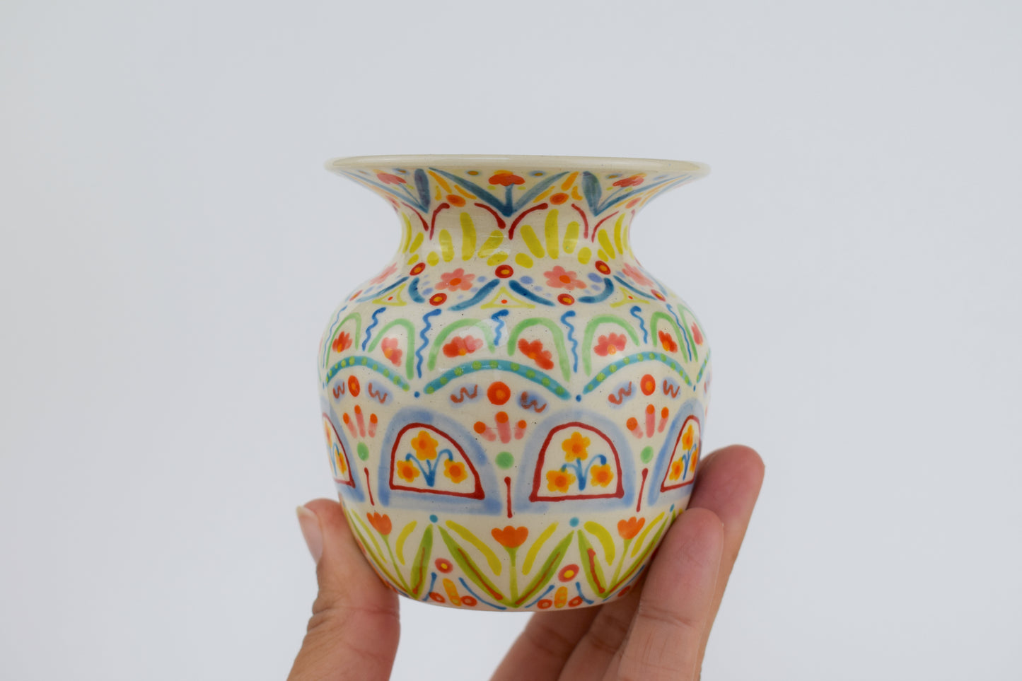 Floral Harmony Mini Vase