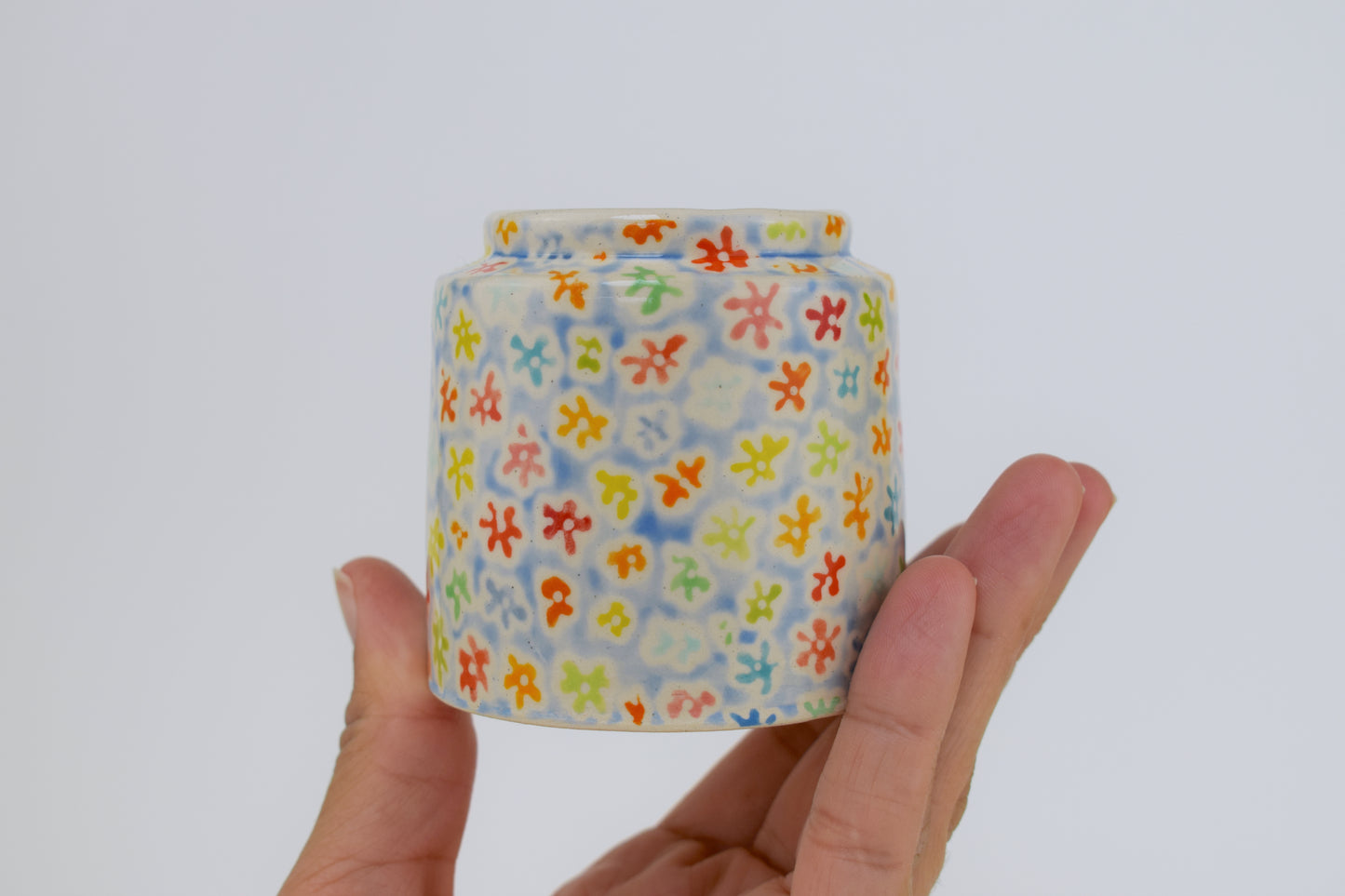 Multicoloured Meadow Mini Vase