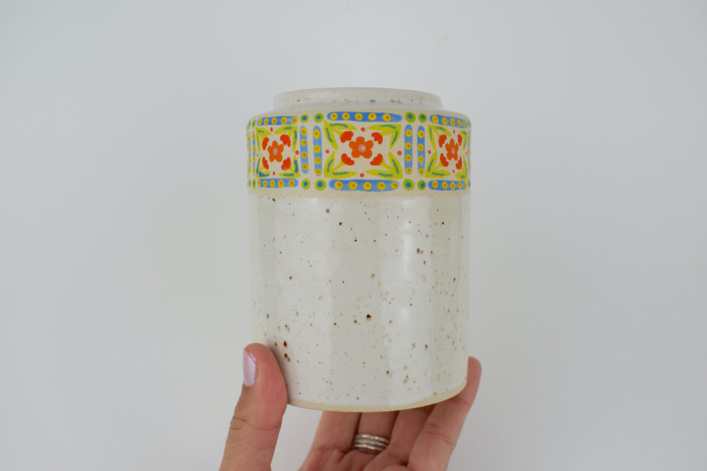 Tile Bloom Border Vase