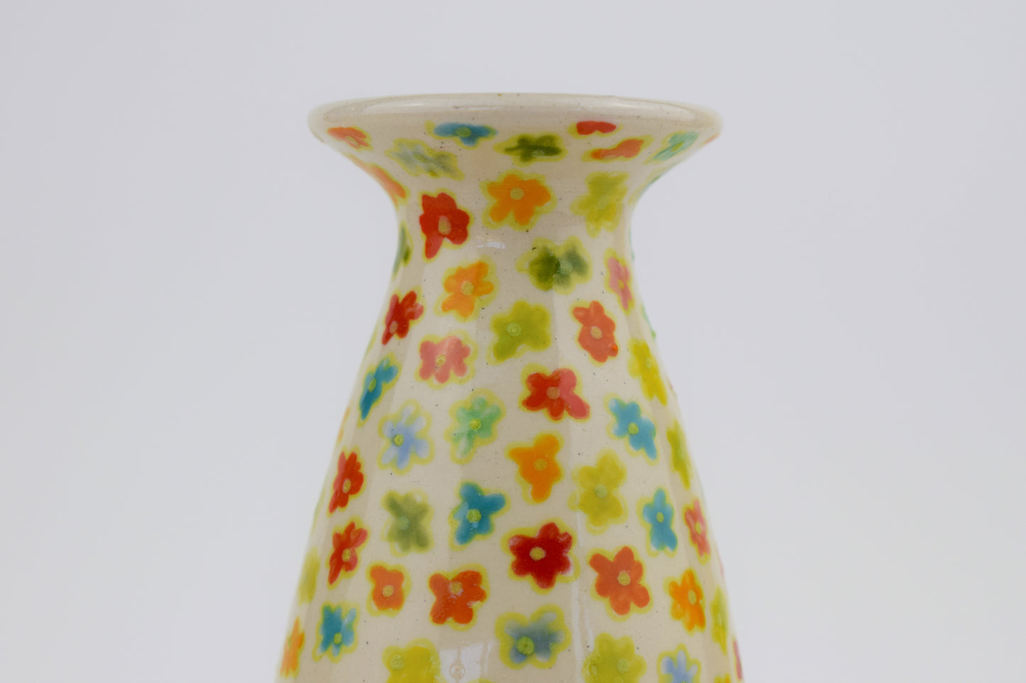 Green Floral Mini Vase II