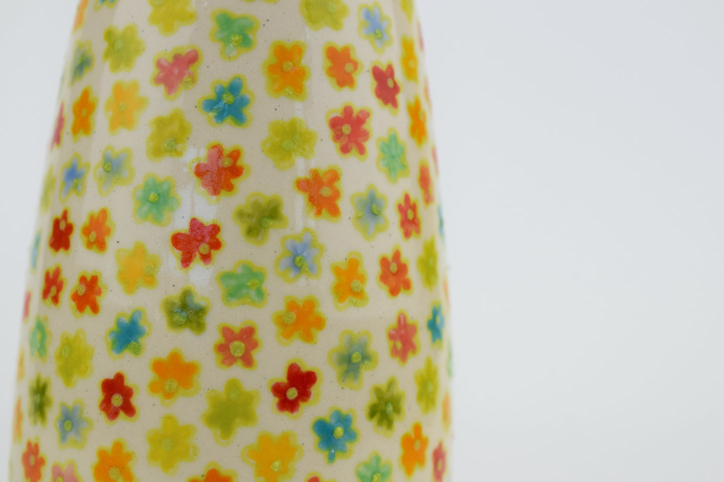 Green Floral Mini Vase II