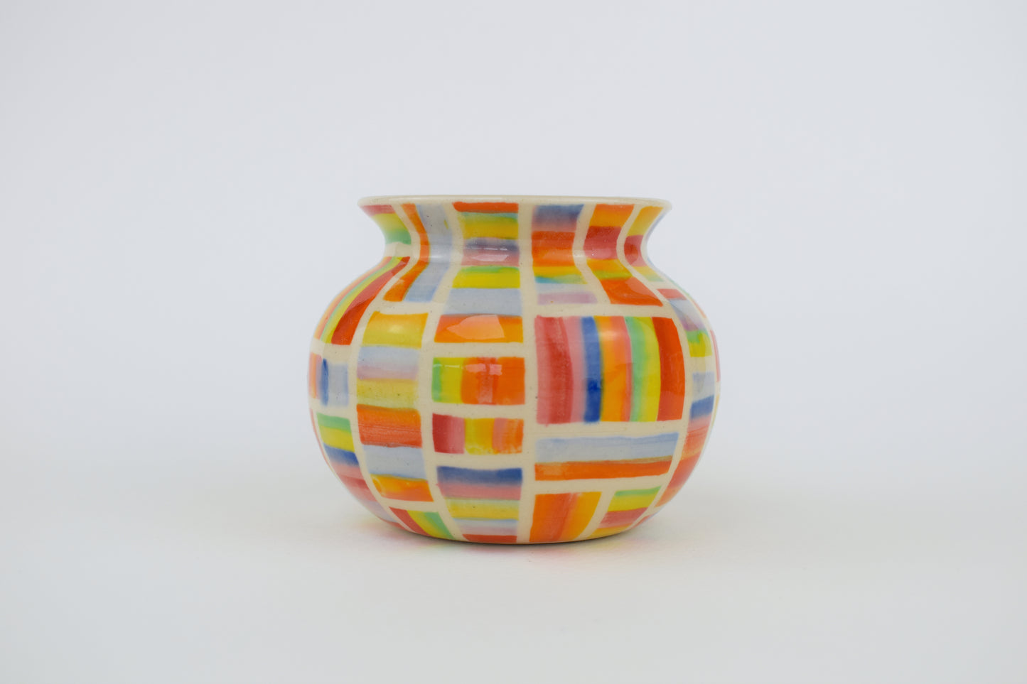 Colourful Cubes Vase III Imperfect