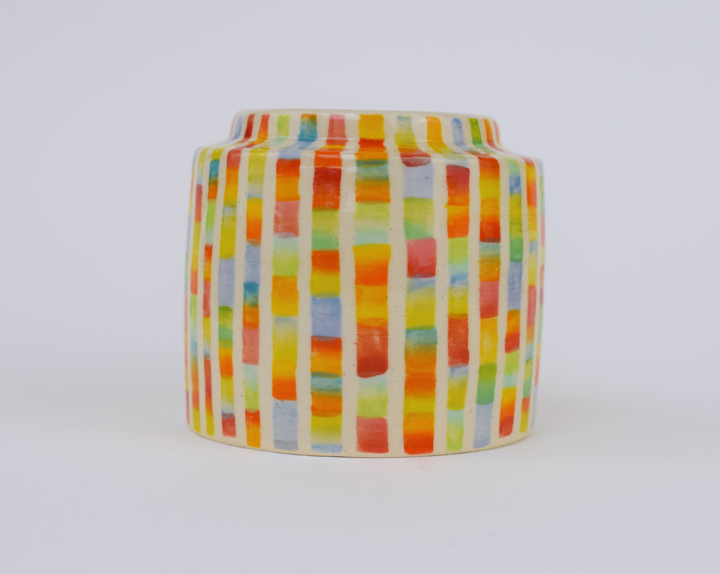 Rainbow Ribbon Vase