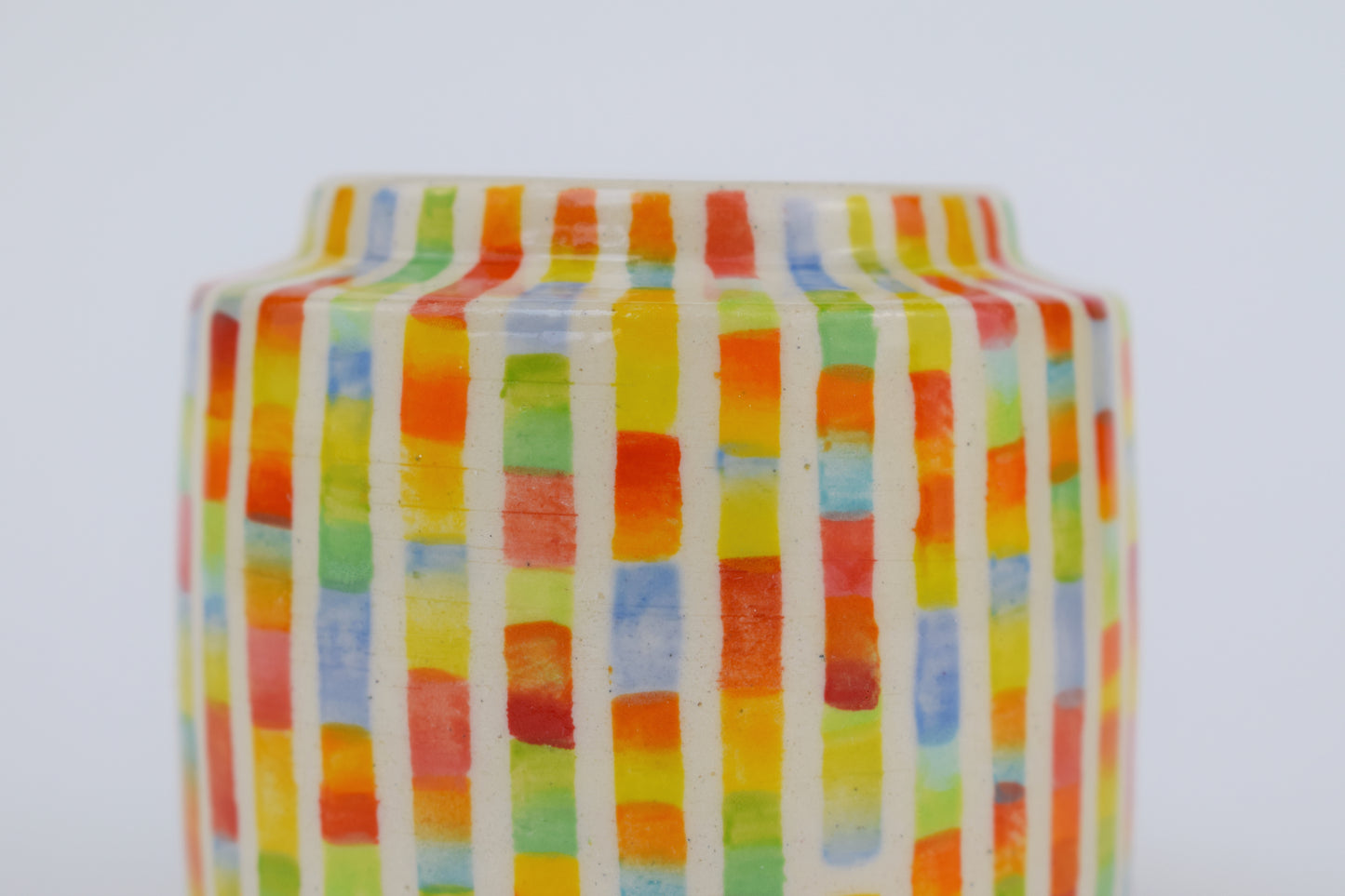 Rainbow Ribbon Vase