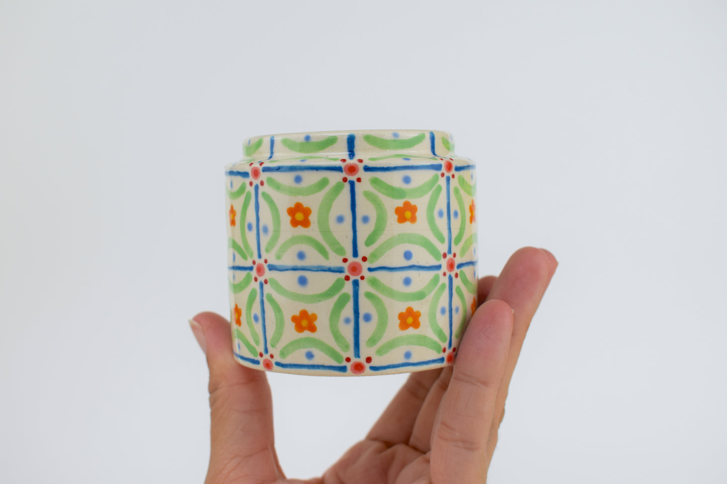 Abstract Tiles Vase