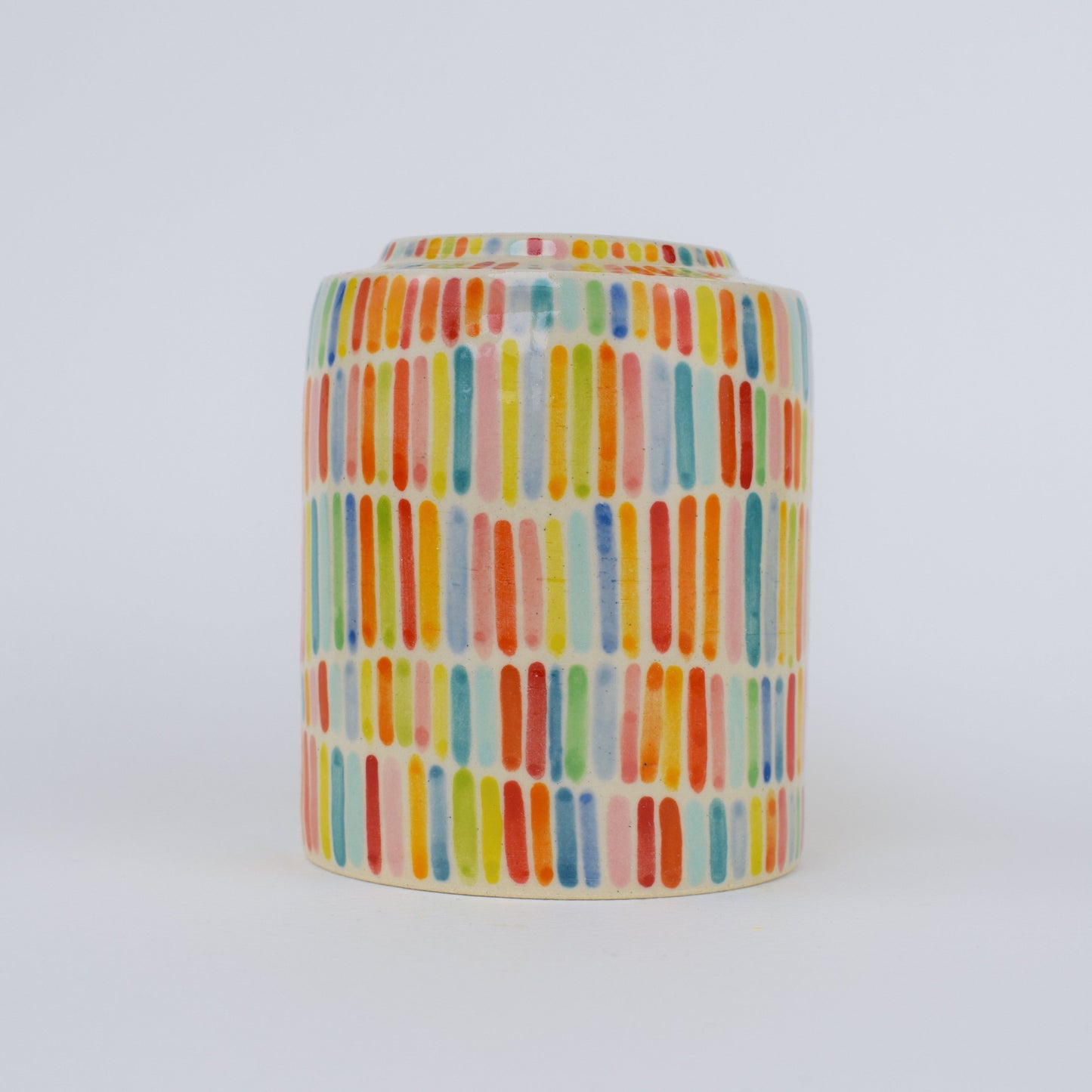 Rainbow Rain Mini Vase