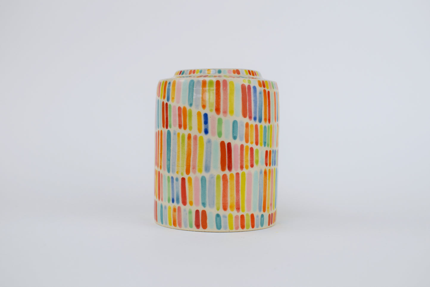 Rainbow Rain Mini Vase