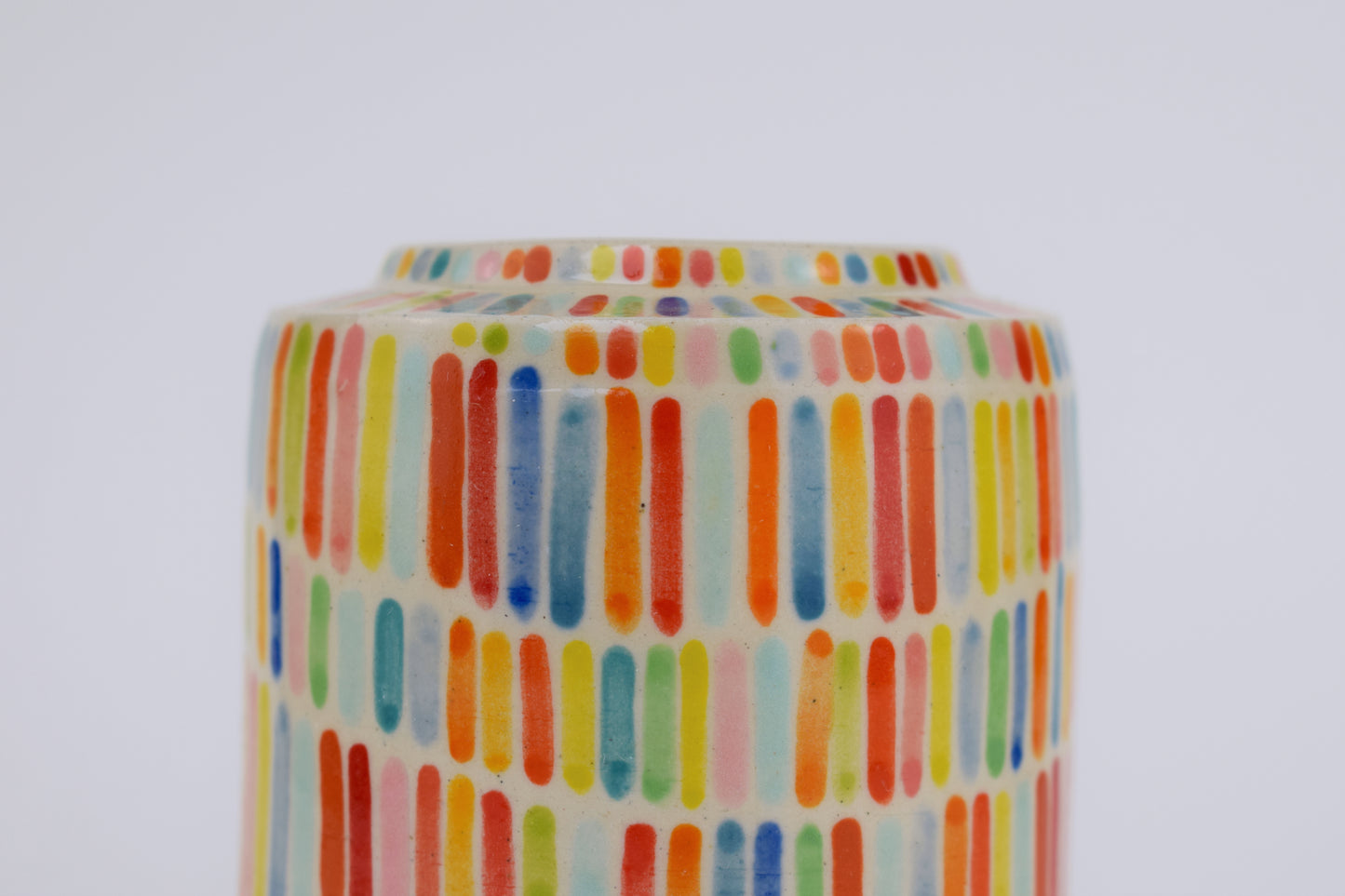 Rainbow Rain Mini Vase