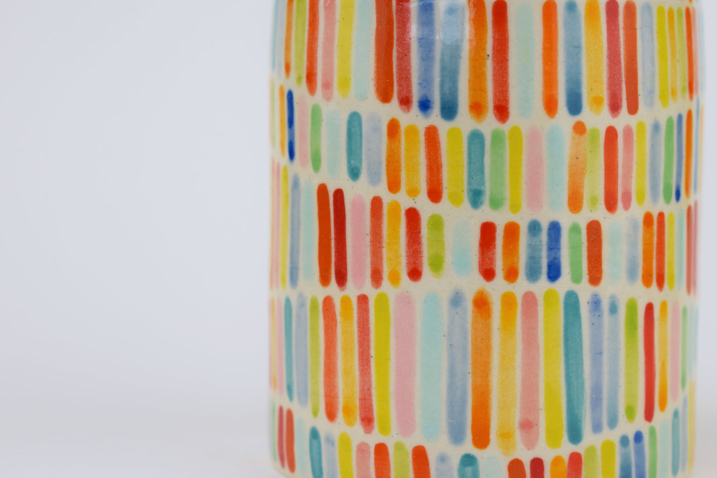 Rainbow Rain Mini Vase