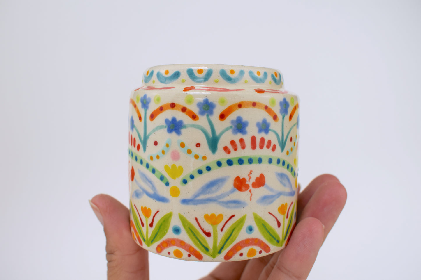Floral Harmony Mini Vase II