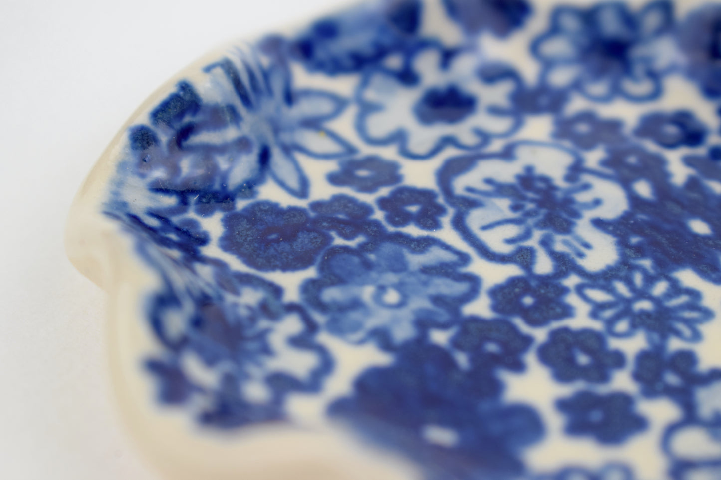 Blue Bloom Trinket Dish
