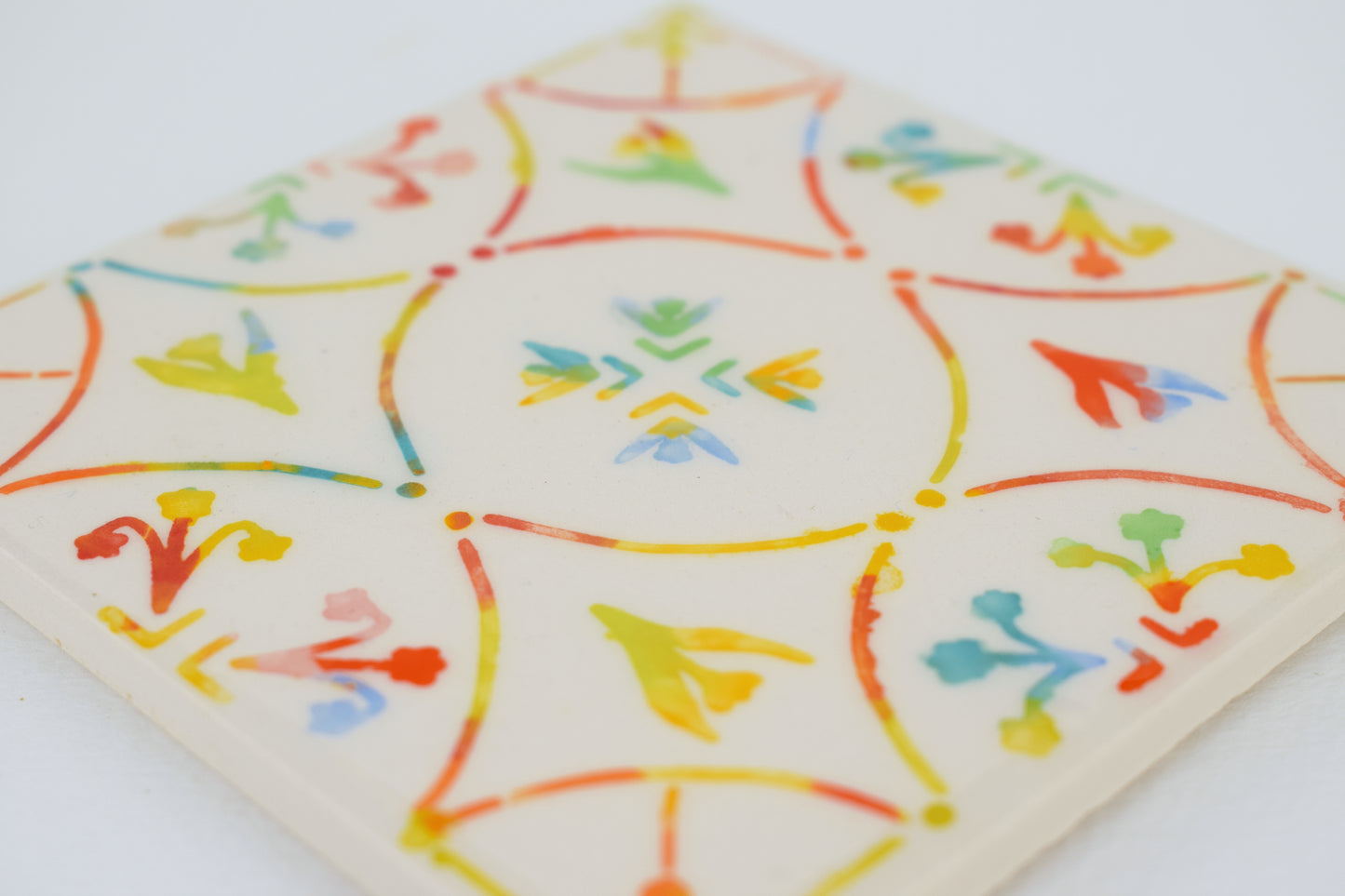 Floral Arabesque Coaster