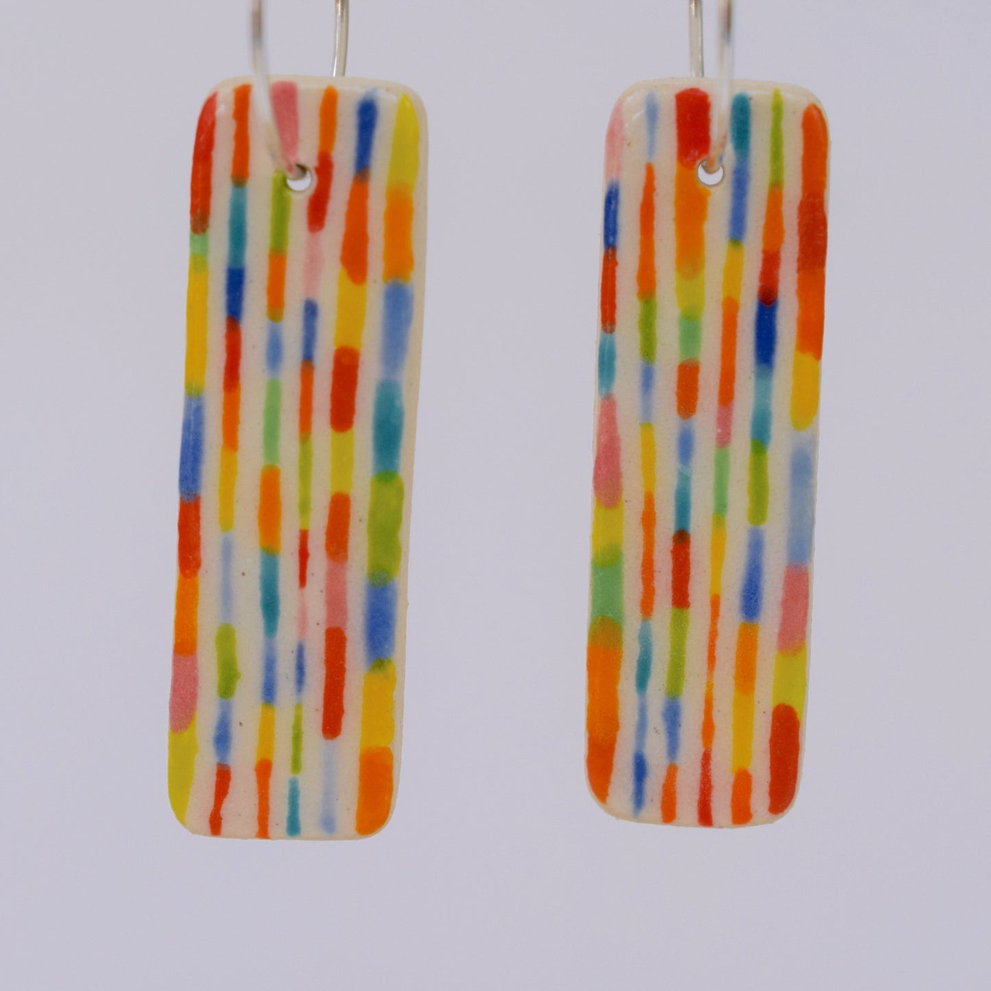 Multicoloured Stripe Earrings
