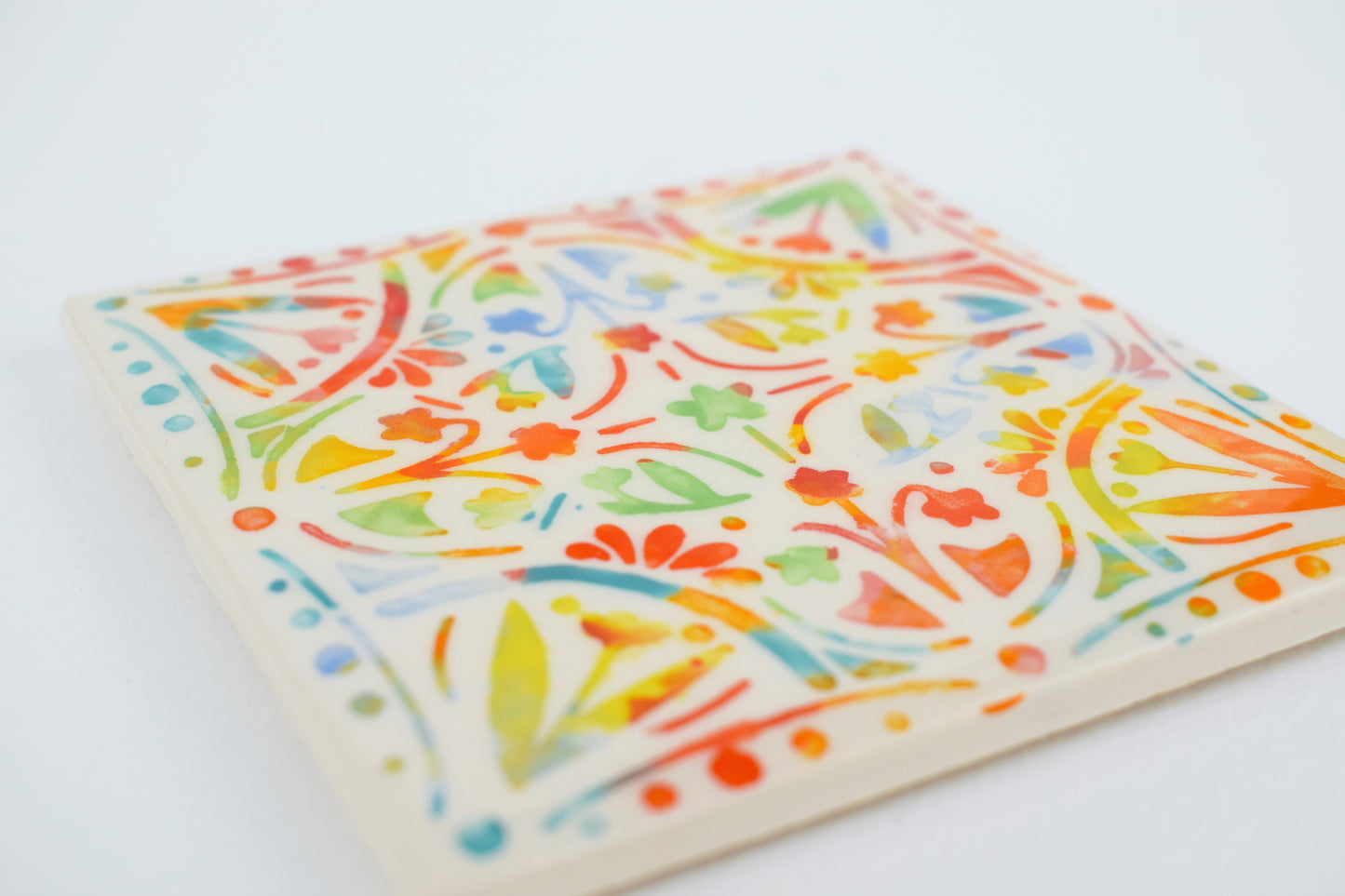 Floral Arabesque Coaster II