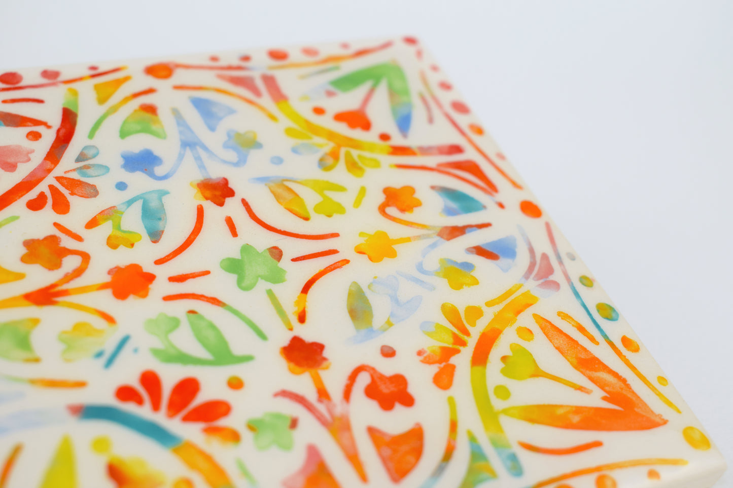 Floral Arabesque Coaster II