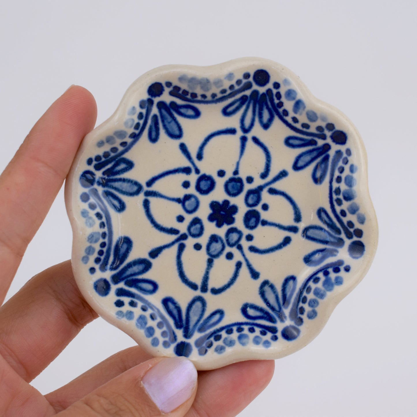 Midnight Swirl Trinket Dish