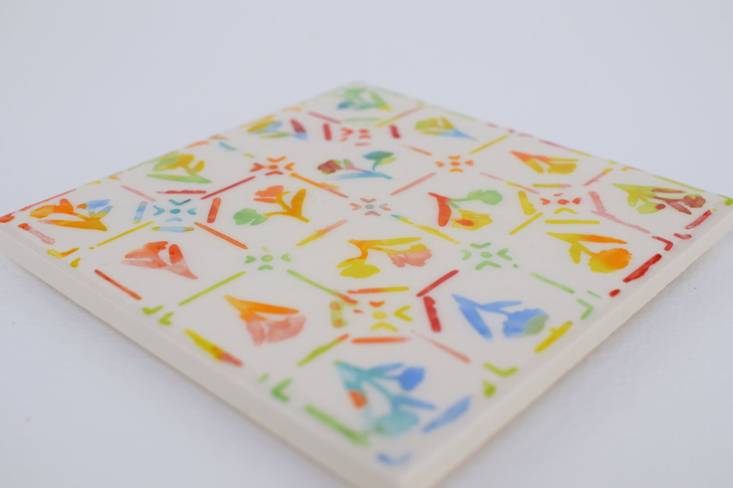 Floral Arabesque Coaster III