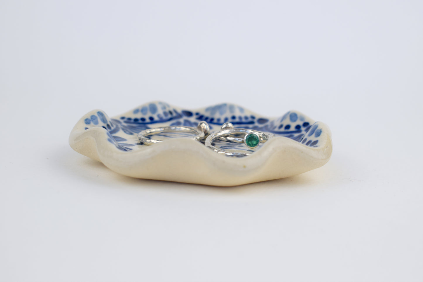 Midnight Swirl Trinket Dish