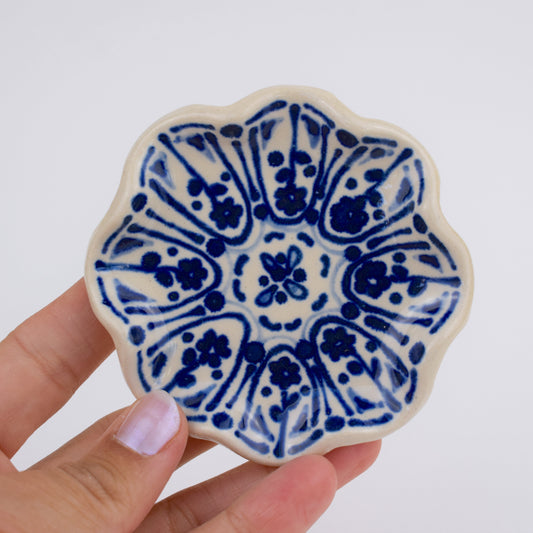 Indigo Midnight Garden Trinket Dish