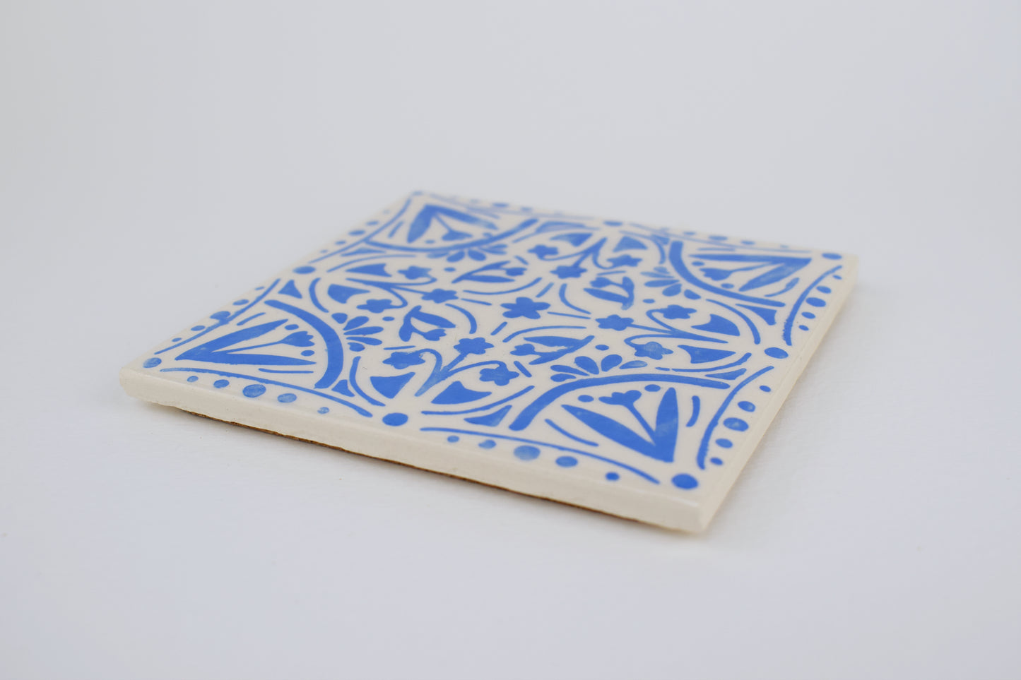 Blue Arabesque Coaster