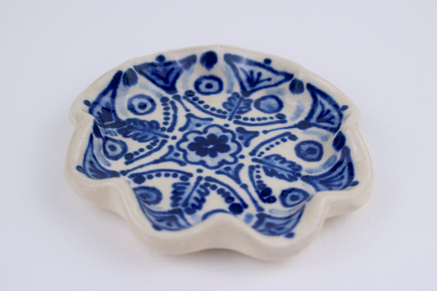 Blue Whirl Trinket Dish