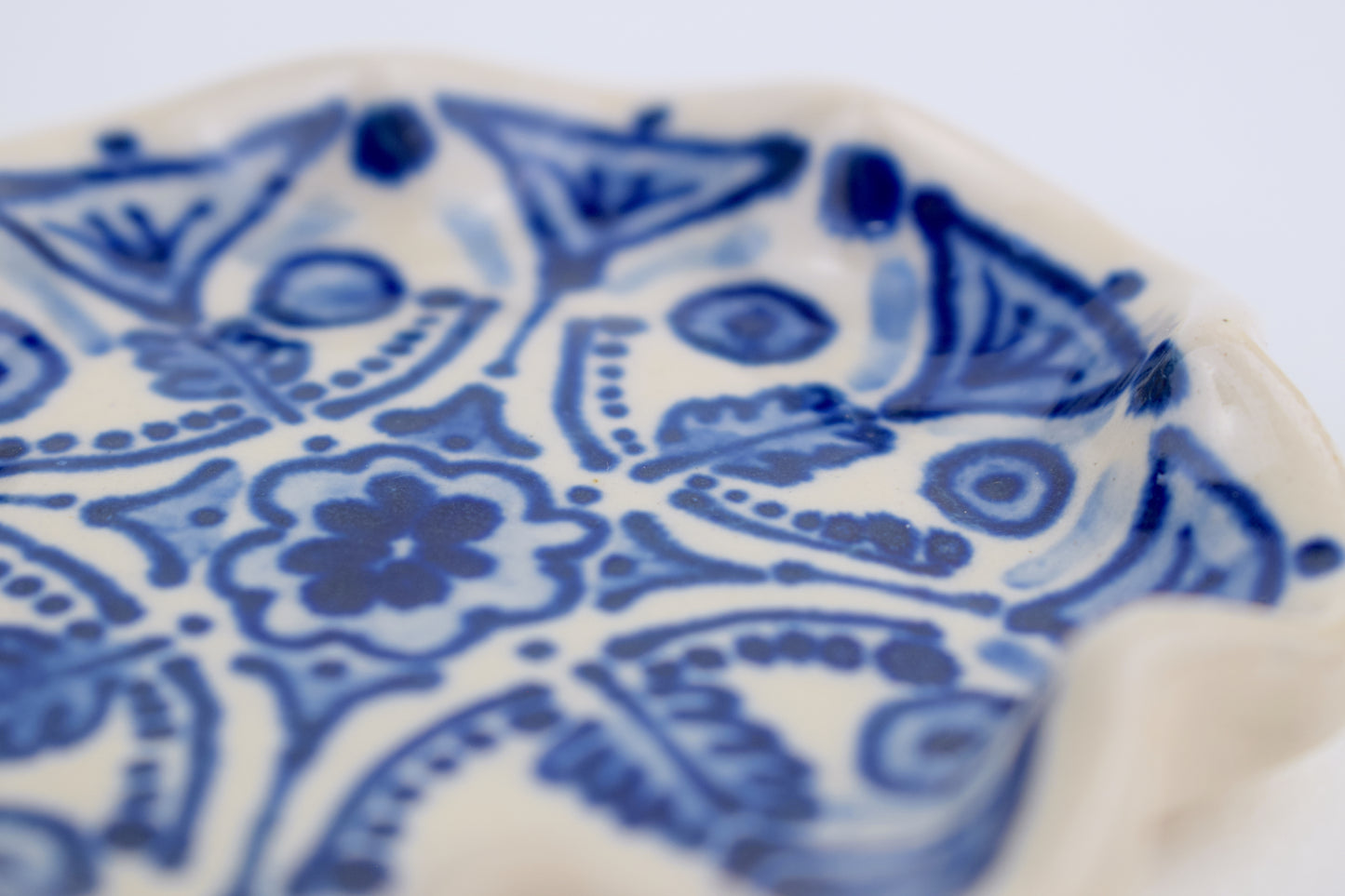 Blue Whirl Trinket Dish