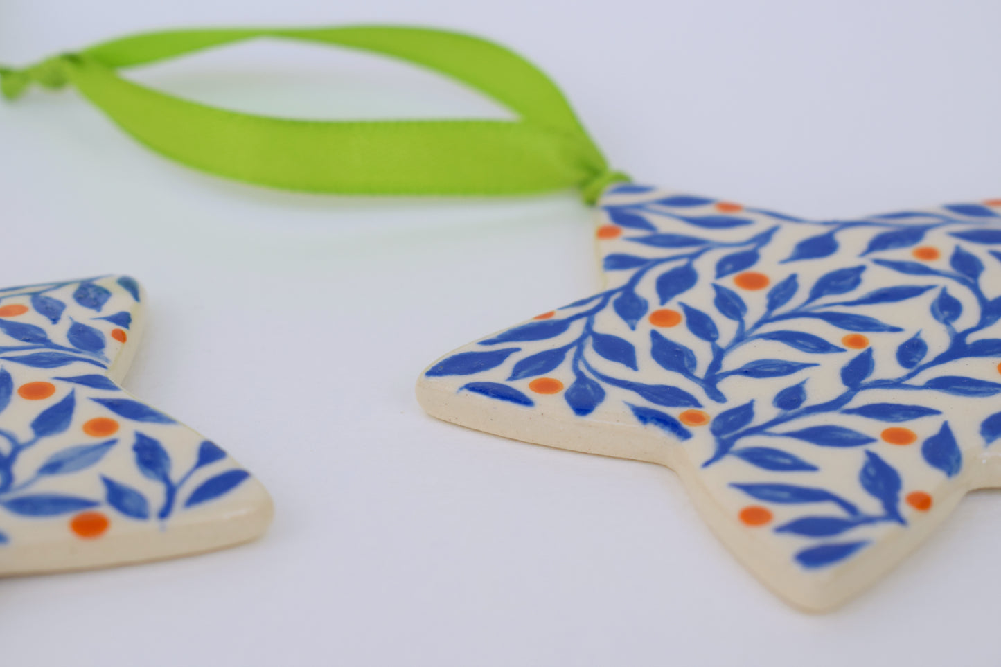 Hanging Star - Blue Leaf