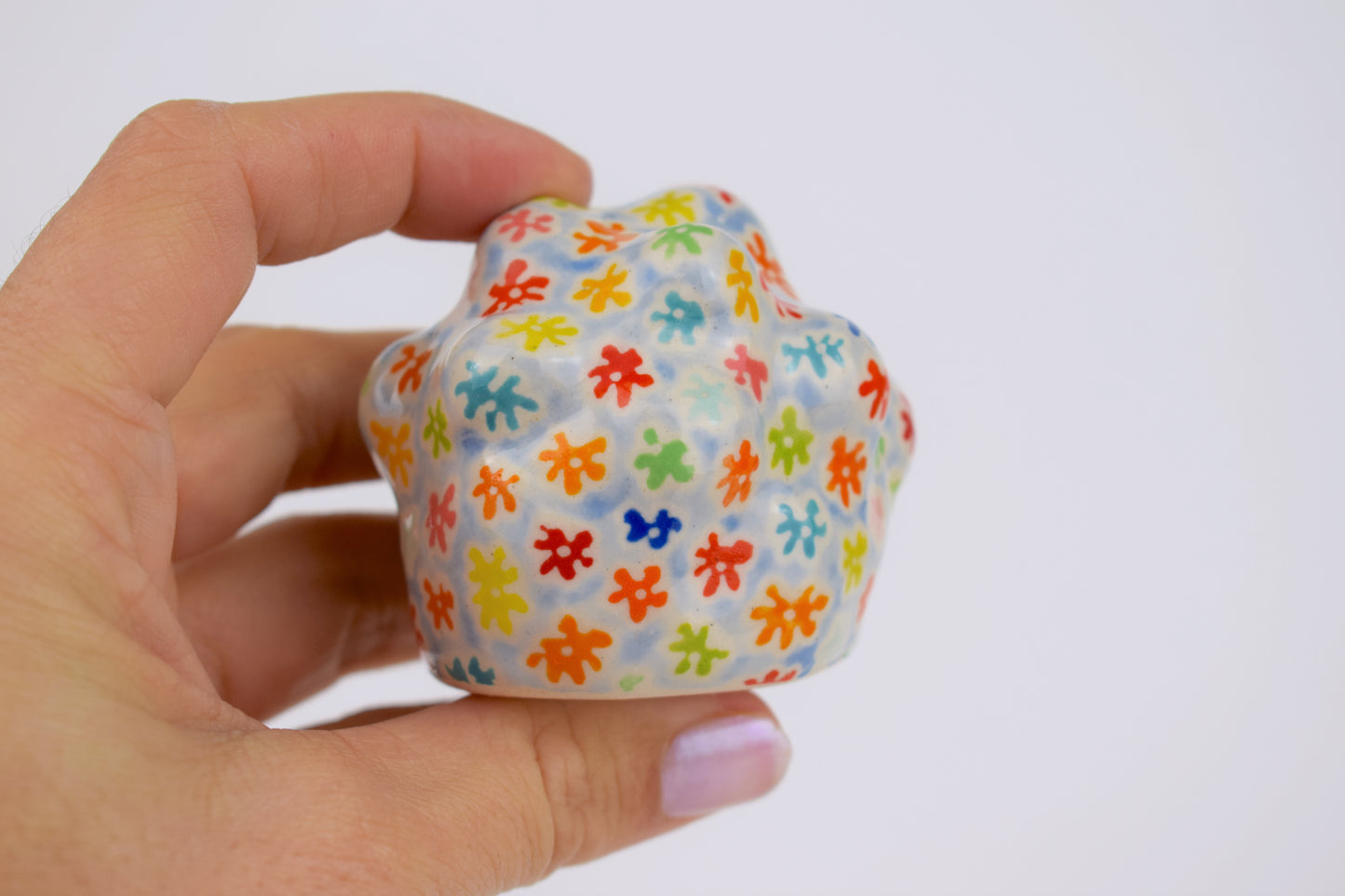 Blue Floral Blob