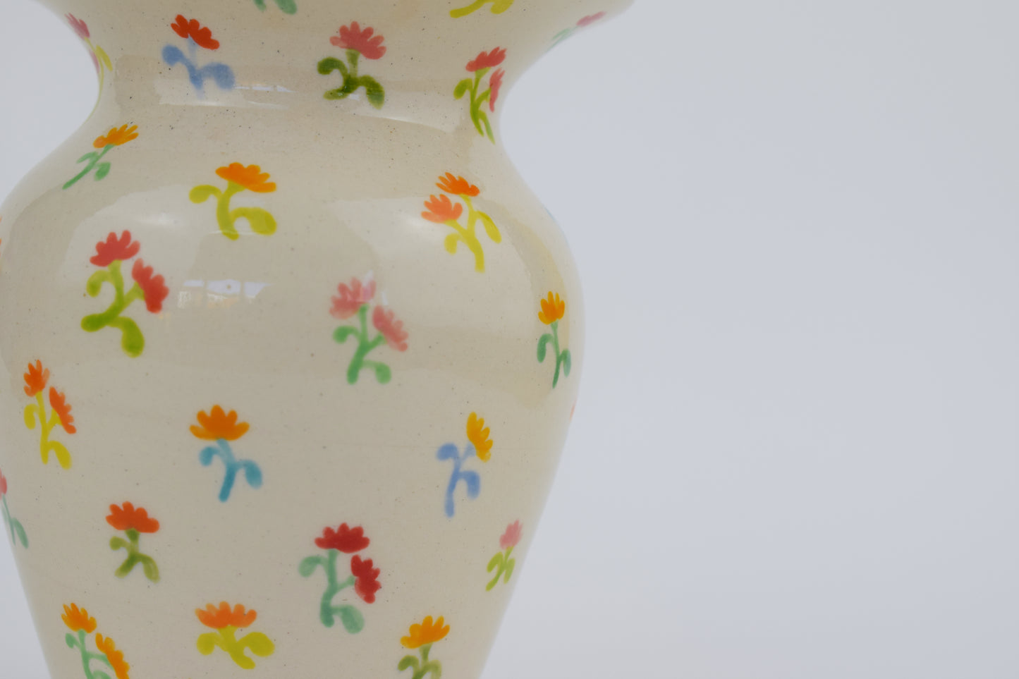 Multicoloured Floral Mini Vase