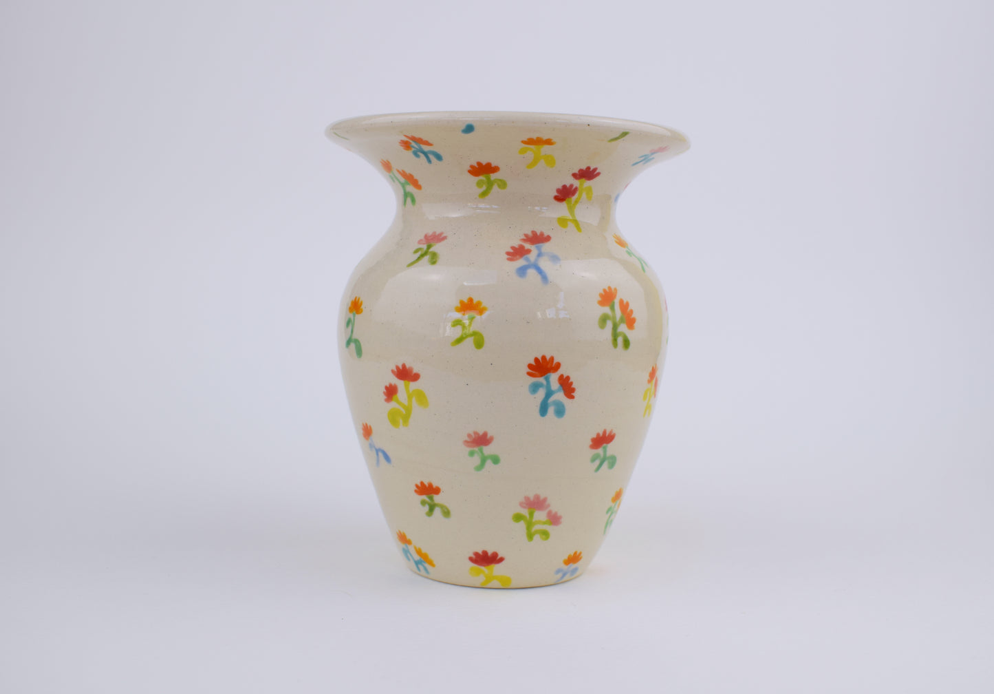 Multicoloured Floral Mini Vase
