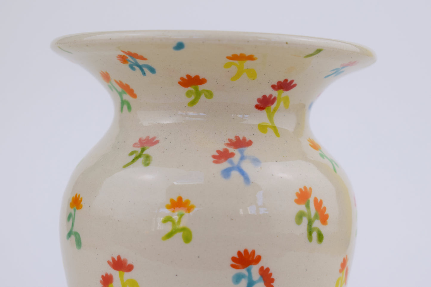 Multicoloured Floral Mini Vase