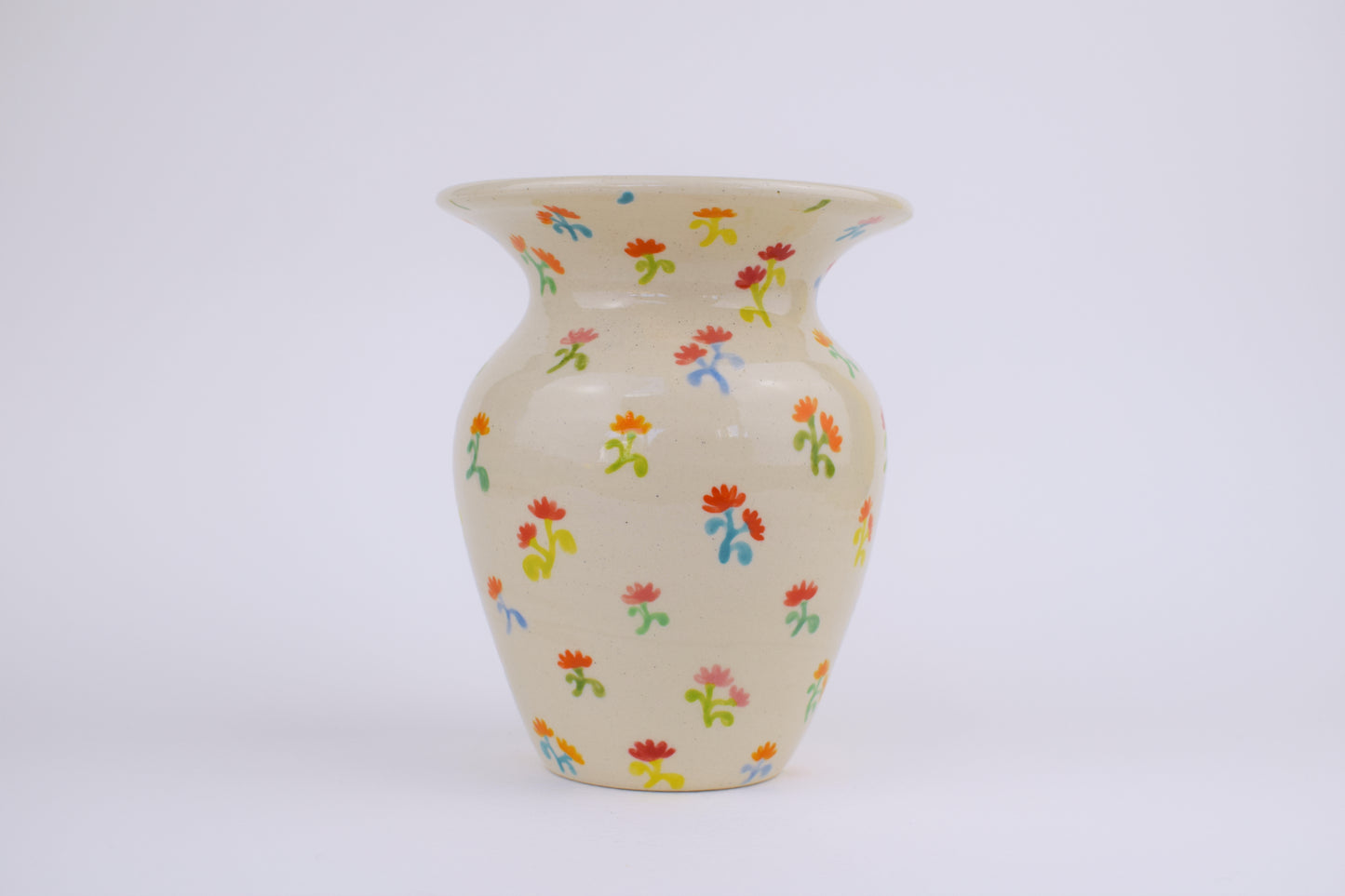 Multicoloured Floral Mini Vase